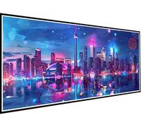 Landscape Diamond Art Painting City Large Diamond Painting Kits for Adults 60x140cm, DIY Full Dril Gem Art Rhinestone Embroidery Pictures Arts and Crafts for Adults Beginners for Home Wall Decor 86-fU