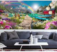 Landscape Diamond Art Painting Rainbow Diamond Painting Kits for Adults,Square Full Drill Gem Arts and Crafts Pictures Embroidery Cross Stitch Canvas Paint by Numbers Kids,Gift Women 24x60in VQ-1095