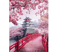 Landscape Diamond Art Plant Diamond Painting Kits for Adults Beginners, 5D DIY Paint by Numbers for Adults, Square Drill Dimond Painting with Accessories, Room Decor, Gifts for Women 20x28 inch J-3