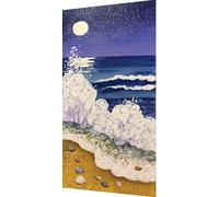 Landscape Diamond Art Sea Diamond Painting Kits, 5D Crystal Art Kits for Adults Kids DIY Full Square Drill Gem Dots Embroidery Paintings Crafts Picture for Beginners, Home Wall Decor 50x100cm w7-19bd