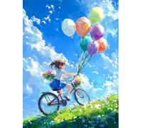 Landscape Diamond Painting Kits for Adults, 5D Full Drill Square Diamond Art Kits, DIY Rhinestone Embroidery Cross Stitch Arts and Crafts, Crystal Art Painting for Home Wall Decor Gift 16x24inch Q-11B