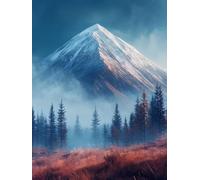 Landscape Diamond Painting Mountain Diamond Art Kits Adults Beginners DIY 5D Full Drill Square Gem Crystal Art Rhinestone Embroidery Paintings Crafts Picture Kits for Home Wall Decor 80x110cm k1-6J