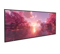 Landscape Diamont Painting Cherry Blossom Tree Diamond Art Accessories 5D Round Full Drill Gem Art Cross Canvas Painting Pictures Kits for Adults Beginners for LIiving Room Gifts 28x56 inch PJY9 2-X