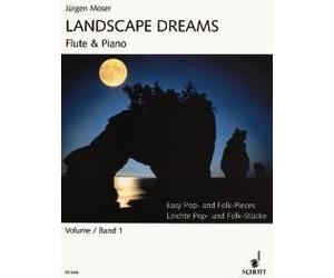 Landscape Dreams Vol. 1 flute and piano (intermediate) Moser Easy Pop and Folk P
