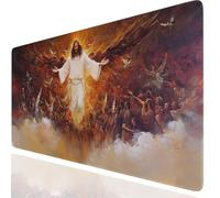 Landscape Gaming Mouse Mat Wings Mouse Pad Large 1000x400x3mm, Extended Waterproof Mousepad Smooth Cloth Surface Improved Precision And Speed, Desk Mat Non-Slip Rubber Base for Office Gaming GKuk-519