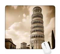 Landscape Gaming Mouse Pad,Tower Mouse Pad 340x280x3mm Mousepad Small Size Stitched Edge,Waterproof Non-Slip Rubber Base Mousemat Improves Accuracy and Speed,Desk Mat Laptop for Office and Home D-413