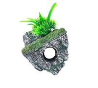 Landscape Hallowed Cave Hideouts Fish Tanks Decorations For Aquariums Terrarium Shrimp Hideouts Stone Ornaments