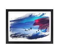Landscape Hot Air Balloon (4) V2 Framed Print | A2 Black Framed Wall Art | Ready to Hang | Modern Nature Picture | Living Room Bedroom Lounge Office