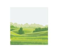 Landscape illustration Designer Splash Back Benjamin Tate Design Natural One Size
