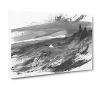 Landscape Isle of Skye Scotland 2 V1 Canvas Print | Gallery Wrapped 30mm Frame Wall Art | 24x16 inches | Ready to Hang | Modern Landscape Picture | Living Room Bedroom Lounge Office