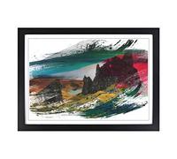 Landscape Isle of Skye Scotland 4 V2 Framed Print | A2 Black Framed Wall Art | Ready to Hang | Modern Nature Picture | Living Room Bedroom Lounge Office