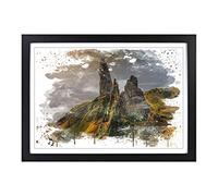Landscape Isle of Skye Scotland 6 V3 Framed Print | A2 Black Framed Wall Art | Ready to Hang | Modern Nature Picture | Living Room Bedroom Lounge Office