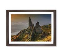 Landscape Isle of Skye Scotland Vol.6 Framed Print | A2 Walnut Framed Wall Art | Ready to Hang | Modern Nature Picture | Living Room Bedroom Lounge Office