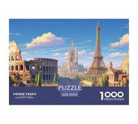 Landscape Jigsaw Puzzle 1000 Pieces Challenging Adults Teens Relax Famous Landmarks Decorative Hobby Poster 70x50cm/1000pcs