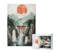 Landscape Jigsaw Puzzles for Adults 120 Piece, Japan Puzzles for Adults Wooden, Funny/Difficult/Impossible/Challenging Decompression Games, As a Birthday for Women and Men ML-948