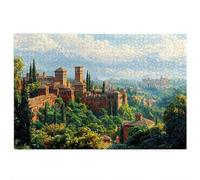 Landscape Jigsaw Puzzles for Adults 1500, 1500 piece Jigsaw Puzzles for Adults, Challenging Wooden Jigsaws Puzzle for The Whole for Women, Puzzle for Home Decor, Gifts for Women, Theme: Castle X-50