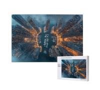 Landscape Jigsaw Puzzles for Adults 1500, City Puzzles for Adults Wooden, Funny/Difficult/Impossible/Challenging Decompression Games, As a Birthday and Holiday Decor Gift for Women and Men M-209