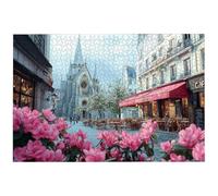 Landscape Jigsaw Puzzles for Adults 2000, 2000 Piece Jigsaw Puzzles for Adults, 99.5x70.5cm Hard Impossible Wooden Puzzle, Challenging Game for the Whole Family, Home Decor, Theme: (Church), -7897