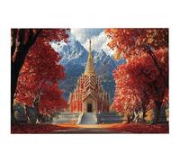 Landscape Jigsaw Puzzles for Adults 2000, 2000 Piece Jigsaw Puzzles for Adults, 99.5x70.5cm Hard Impossible Wooden Puzzle, Challenging Game for the Whole Family, Home Decor, Theme: (Autumn), -8401