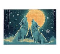 Landscape Jigsaw Puzzles for Adults 2000, 2000 Piece Jigsaw Puzzles for Adults, 99.5x70.5cm Hard Impossible Wooden Puzzle, Challenging Game for the Whole for Women, Gifts for Men, Theme: (Wolf), -6765