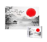 Landscape Jigsaw Puzzles for Adults 300 Piece, Japan Puzzles for Adults Wooden, Funny/Difficult/Impossible/Challenging Decompression Games, As a Birthday for Women and Men ML-10