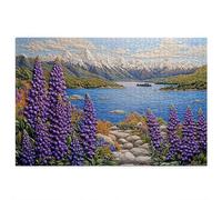 Landscape Jigsaw Puzzles for Adults 3000, 3000 piece Jigsaw Puzzles for Adults, Challenging Wooden Jigsaws Puzzle for The Whole for Women, Puzzle for Home Decor, Gifts for Women, Theme: Lavender F-44
