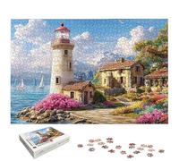 Landscape Jigsaw Puzzles for Adults 3000, 3000 Piece Jigsaw Puzzles for Adults, Lighthouse Jigsaws with Exquisite Packaging Box, Impossible Puzzle for Home Decor, Gifts for Women, Gifts for Men, -7065