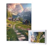 Landscape Jigsaw Puzzles for Adults 3000 Garden Puzzles for Adults Wooden, Funny/Difficult/Impossible/Challenging Decompression Games, As a Birthday for Women and Men ML-52