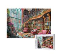 Landscape Jigsaw Puzzles for Adults 500 Piece, Book Puzzles for Adults Wooden, Funny/Difficult/Impossible/Challenging Decompression Games, As a Birthday for Women and Men ML-1566