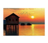 Landscape Jigsaw Puzzles for Adults 5000, 5000 piece Jigsaw Puzzles for Adults, Challenging Wooden Jigsaws Puzzle for The Whole for Women, Puzzle for Home Decor, Gifts for Women, Theme: Sunset H-78