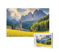 Landscape Jigsaw Puzzles for Adults 5000 Mountain Puzzles for Adults Wooden, Funny/Difficult/Impossible/Challenging Decompression Games, As a Birthday for Women and Men ML-382