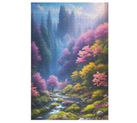 Landscape Jigsaw Wooden Puzzles for Adults 1000 Piece Jigsaw Puzzle Challenging Game Toys Birthday Gift for Adults Kids Boys Girls (78×53cm)