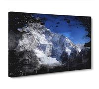 Landscape Mount Everest Mountain (2) Canvas Print for Living Room Bedroom Home Office Décor, Wall Art Picture Ready to Hang, 30 x 20 Inch (76 x 50 cm)