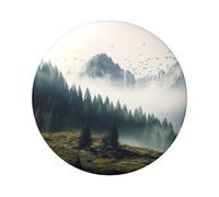Landscape Mountain Custom Pins 5 PCS, Personalized Photo Buttons, Metal Pinback Button Badges for Backpacks, Hats, Funny Backpack Pins Aesthetic Lapel Badge Pins Gifts for Men Women, One Size, Metal