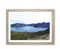 Landscape Mountain Paektu North Korea Framed Print | A2 Oak Framed Wall Art | Ready to Hang | Modern Landscape Picture | Living Room Bedroom Lounge Office
