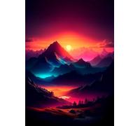 Landscape Mountains Jungle 2000 Piece Jigsaw Puzzles for Adults, Challenging and Brainteasing, Difficult Puzzles, Puzzle 2000 Pieces