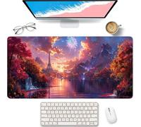 Landscape Mouse Mat 1600x800x3mm, Eiffel Tower Gaming Mouse Pad 4-3570 | Mousepad with Anti-Slip Rubber Base, Improved Precision and Speed, Desk Mat for for Home Office Work, Gifts for Man