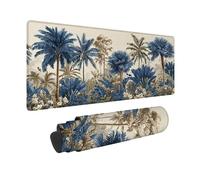 Landscape Mouse Pad Large 36 x 16in, Forest Gaming Mouse Pad Waterproof Desk Mat with 3MM Stitched Edges, Non-Slip Rubber Base Mousepad Computer Accessories for Gaming, PC, Laptop, Office -hjw2601RN