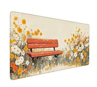 Landscape Mouse Pad Large 700x300x3mm, Flower Gaming Mouse Pad Waterproof Desk Mat with 3MM Stitched Edges, Non-Slip Rubber Base Mousepad Computer Accessories for Gaming, Office, Gifts -lsy2603MY