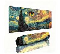 Landscape Mouse Pad Large 800x300x3mm Desk Mat Abstract Gaming Mouse Pad Table Protector Non-Slip Rubber Base for Stable Grip on Smooth Surfaces Wear-Resistant Mousepad for Computers,Laptop,PC W1-447