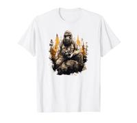Landscape-Nature-Photographer Camera Wildlife-Photographer Value Graphic T-Shirt, Men, White, S