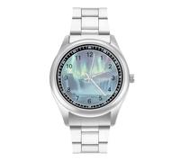 Landscape of Iceland Minimalist Men's Wrist Watches Alloy Analogue Quartz Watch Fashion Accessories