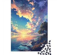 Landscape of The Most Beautiful Puzzle 100 Percent Recycled Cardboard 100 Percent Recycled Cardboard Jigsaw Puzzle for Boy Or Girl 1000pcs (38x26cm)