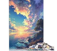 Landscape of The Most Beautiful Puzzle Family Challenging Games 100% Recycled Cardboard Jigsaw Puzzle for Adult Children Birthday Present 1000pcs (75x50cm)