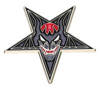 Landscape Oil Painting Enamel Pin Sunset Rainbow Whale Brooch, Klein, Non-precious metal