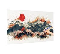Landscape Paint by Numbers for Adults Beginner, Adult Paint by Numbers Abstract, Painting by Number on Canvas, Oil Painting Arts and Crafts for Room Decor, Gifts for Women, Without Frame 160x70cm C-48