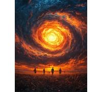 Landscape Paint by Numbers for Adults, Color Paint by Numbers Kits with Acrylic Paints and Brushes, Without Frame DIY Digital Painting for Beginner, 20x28in Color Oil Painting for Home Decor x-z785