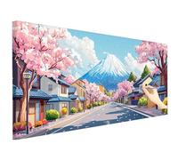 Landscape Paint by Numbers for Adults Large 180x70cm Japan Painting by Numbers Canvas Kits, Cheerful Painting Kits for Adults, DIY Acrylic Paints Drawing Paintwork for Autumn Decorations Gifts M-49