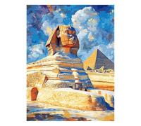 Landscape Paint by Numbers Kit for Adults Sphinx Craft Kits with Brushe Acrylic Paint Set Canvas for Painting 20 x 28Inch, Canvas Wall Art Supplies for Fall Decor, Gifts for Women Room Decor JLYH-5862