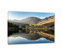 Landscape Pictures Paintings Print on Canvas-Large Canvas Wall Art -Landscape Artwork Giclee Canvas Prints--Buttermere Lake District Poster-Modern Living Room Decor 80x120cm(31x47in) Framed